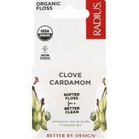 Dantų siūlas Radius Organic Clove Cardamom, 50m